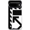 Black and White Geometric Shapes Google Pixel 10 Clear Case